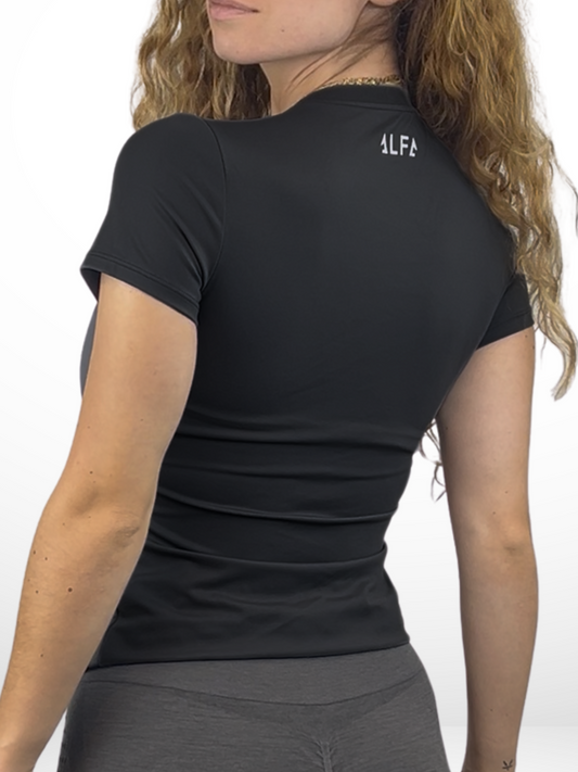 T-SHIRT MOTION NOIR